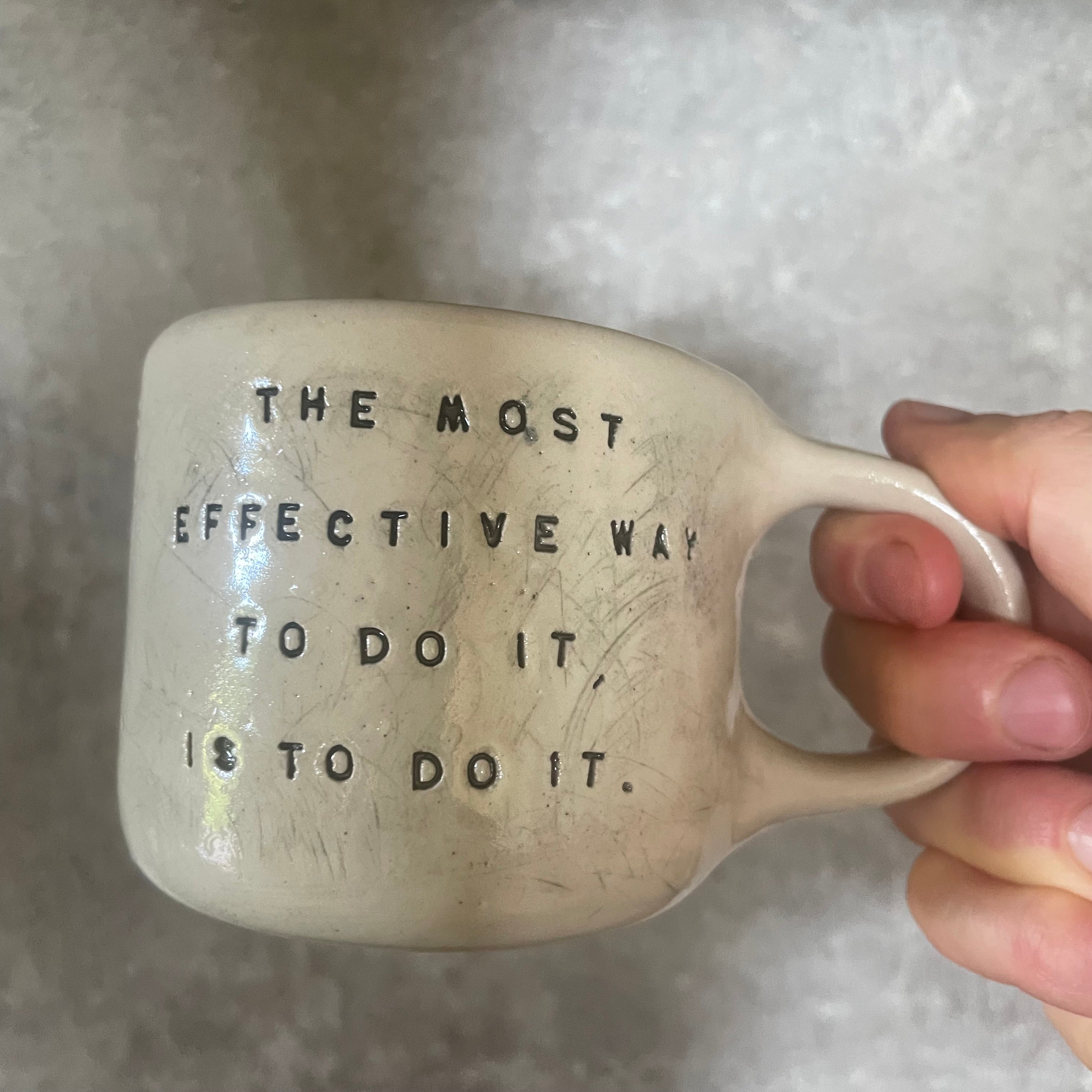 Mug with quote by Amelia Earhart