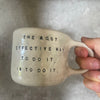 Mug with quote by Amelia Earhart