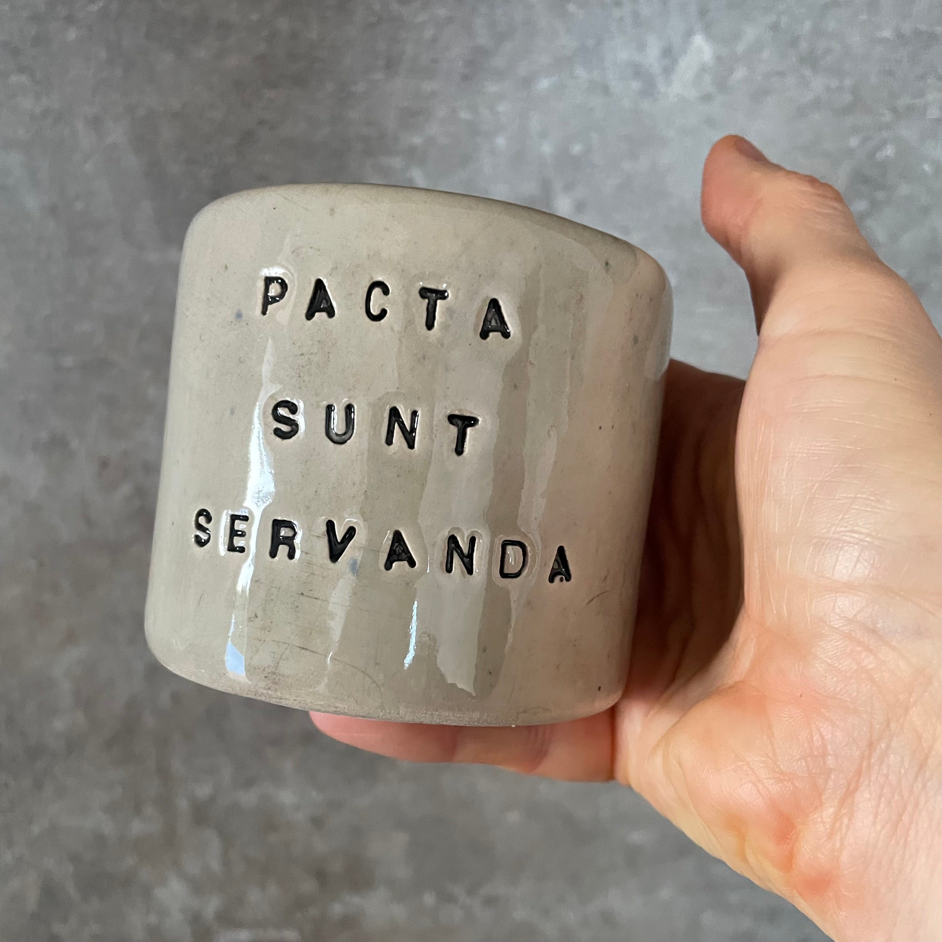 Puodelis PACTA SUNT SERVANDA