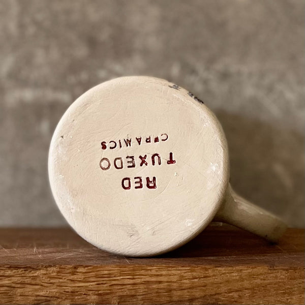 Big speckled mug with love saying