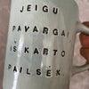 Ceramic mug about rest