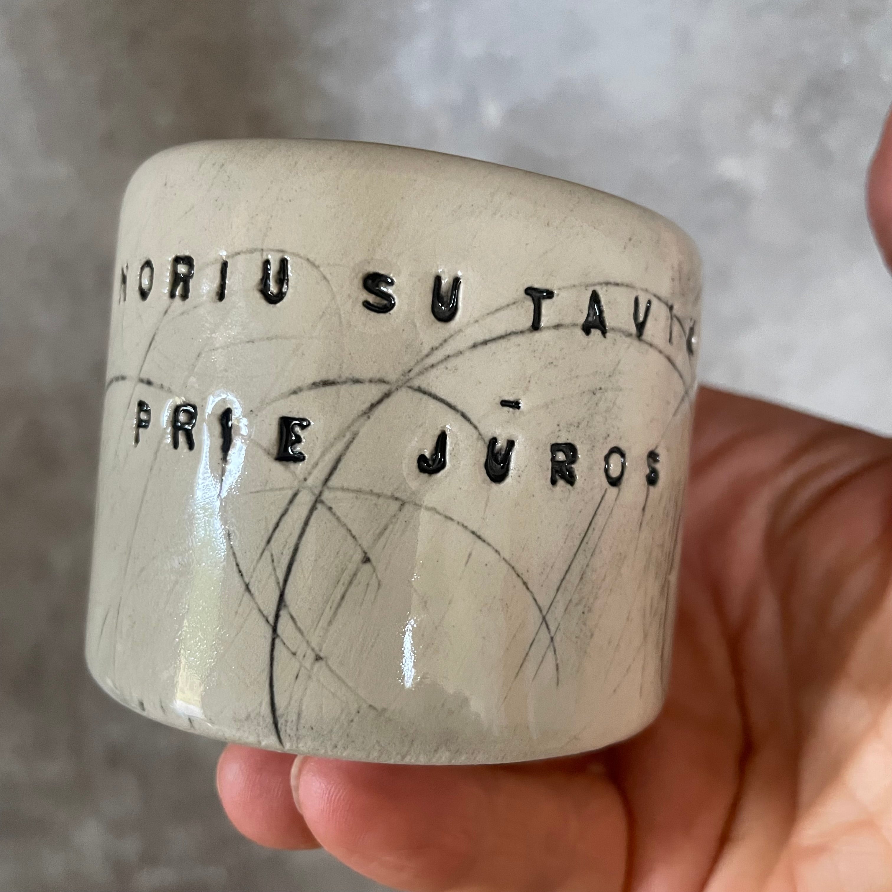 Small mug Noriu prie jūros