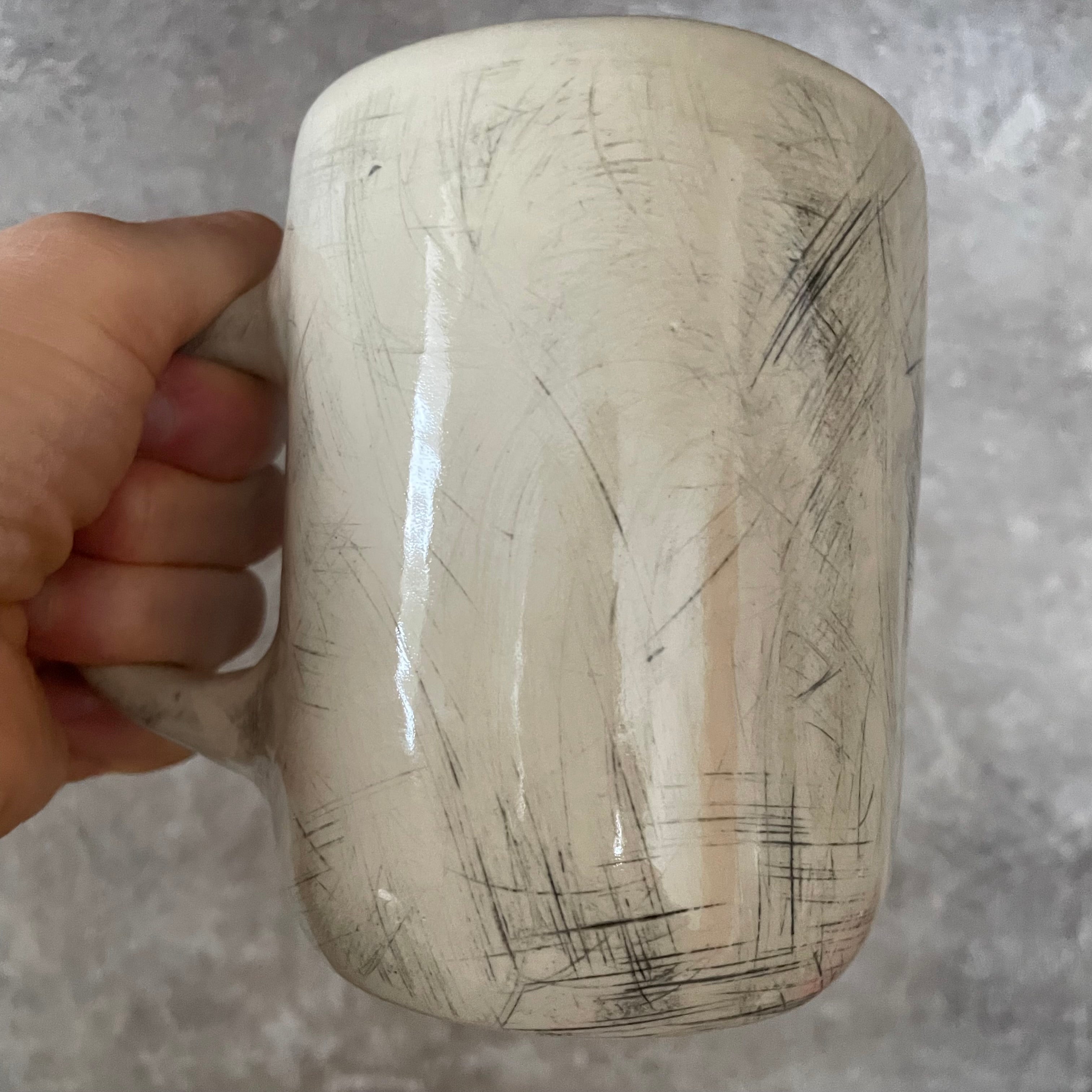 Handmade ceramic stoneware mug IT'S POSSIBLE