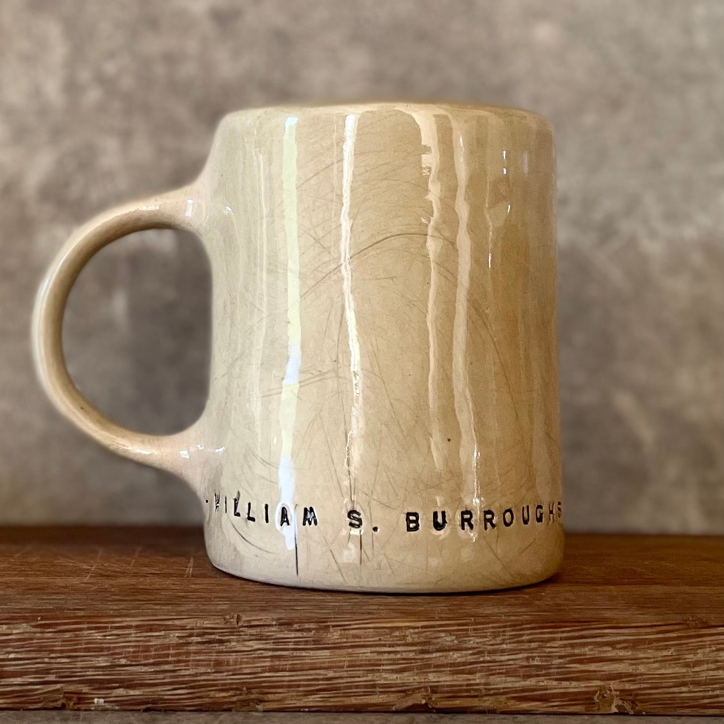 Mug with quote by W. S. Burroughs