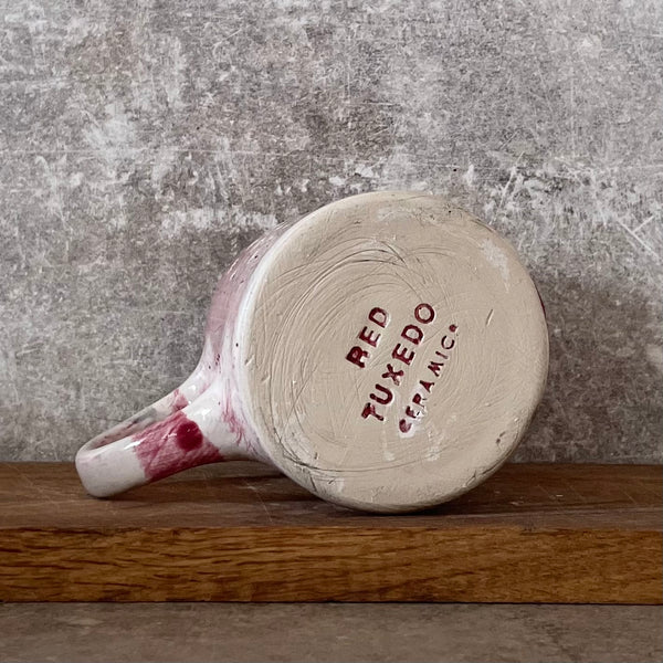 Very irregularly pink mug WARNING