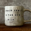 Ceramic mug INNER PEACE with cat