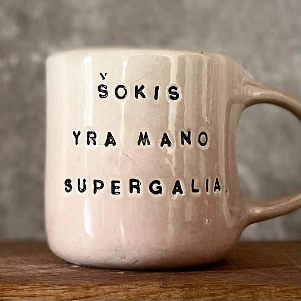 Light mug with saying about dance