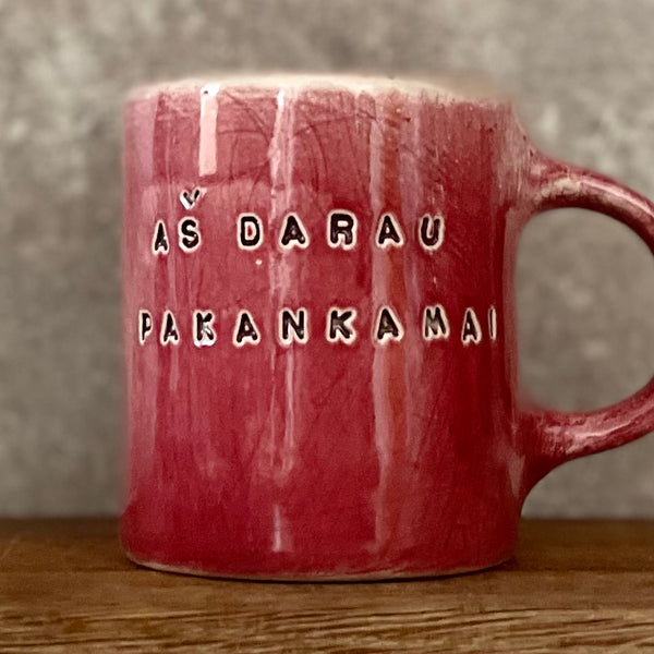 Irregularly colored mug ENOUGH