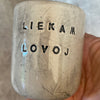 Speckled small mugs without handle "Liekam lovoj'
