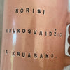 Pink mug with funny phrase in Lithuanian