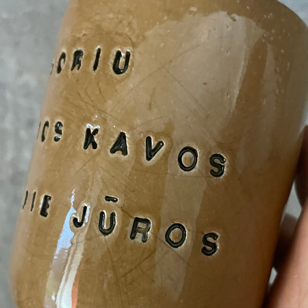 Caramel mug NORIU KAVOS