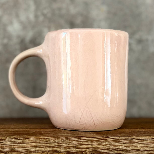 Mug in pink with champagne saying