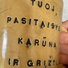 Big mug with funny phrase in Lithuanian