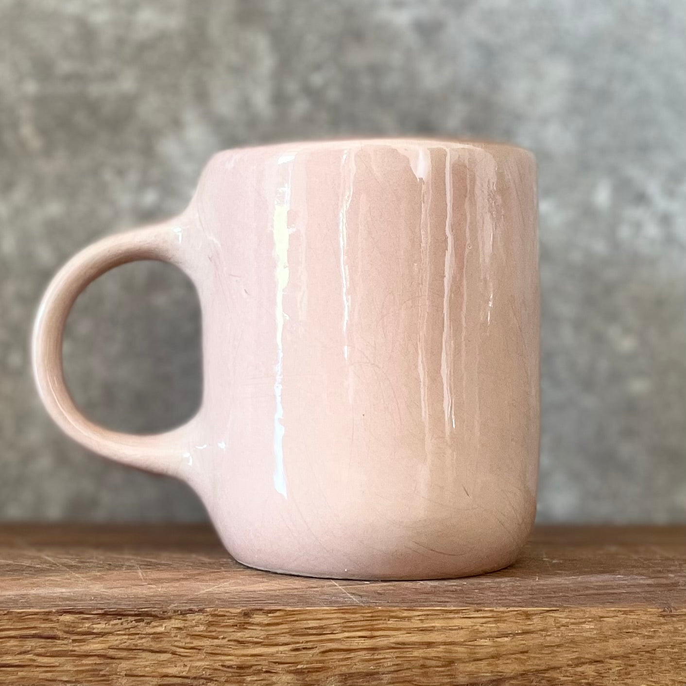 Pink mug with sweet saying
