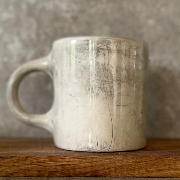 Ultra jumbo big mug with words about work