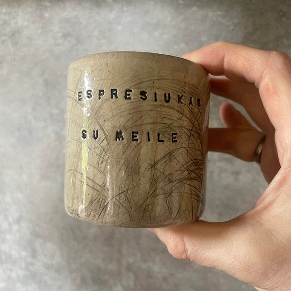 Set of two lovely espresso mugs