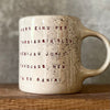 Mug with quote from Bible