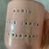 Small espresso mug with funny phrase in Lithuanian