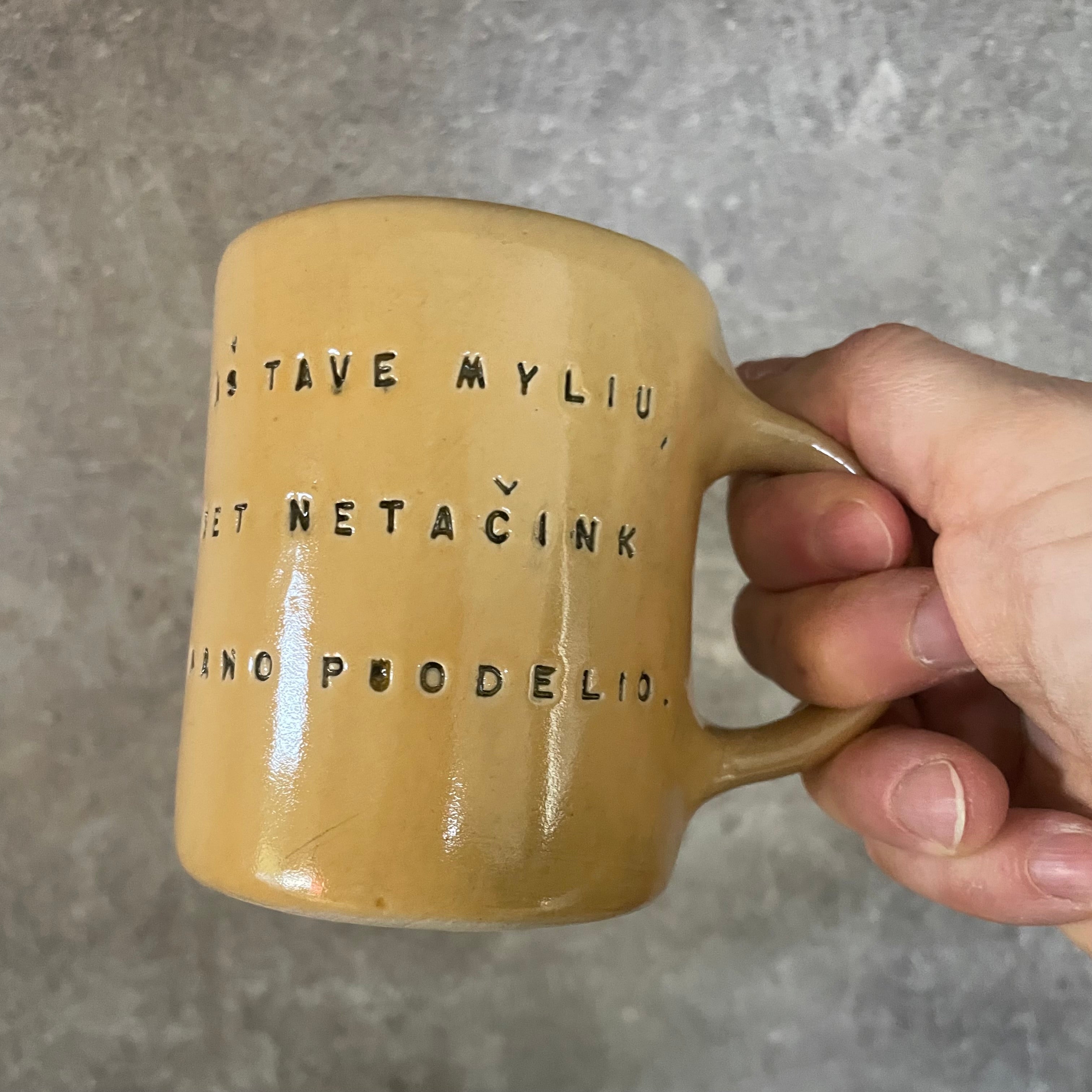 Puodelis 'Netačink'