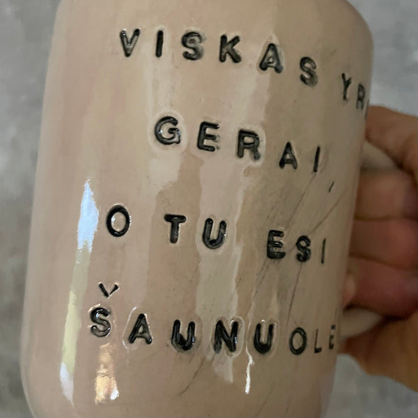 Pink mug with lovely saying for her