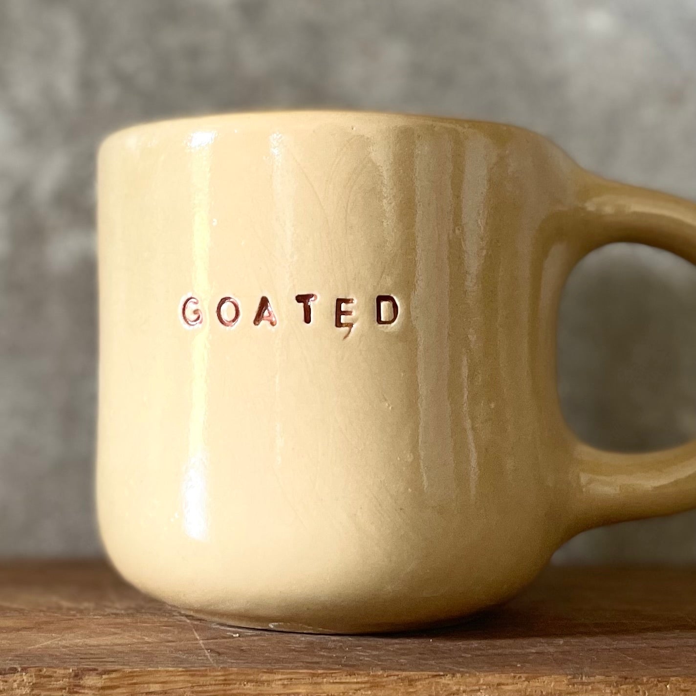 Big heavy mug GOATED