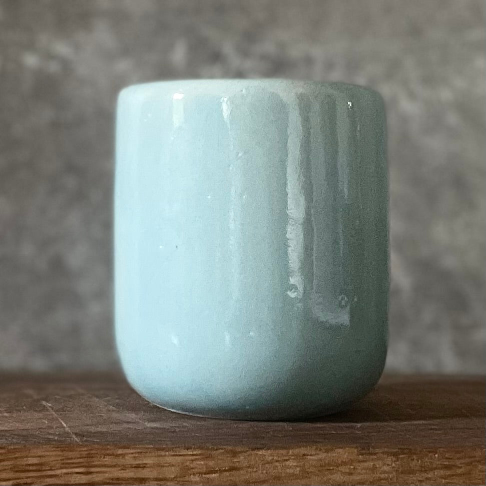 Small blue affirmation mug AŠ RAMI