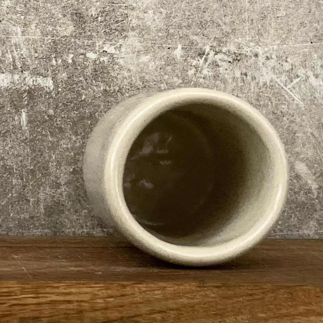 White tumbler mug with saying about work