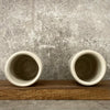 Set of two moody espresso mugs