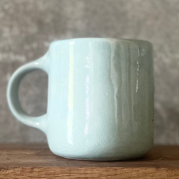 Blue mug I will win