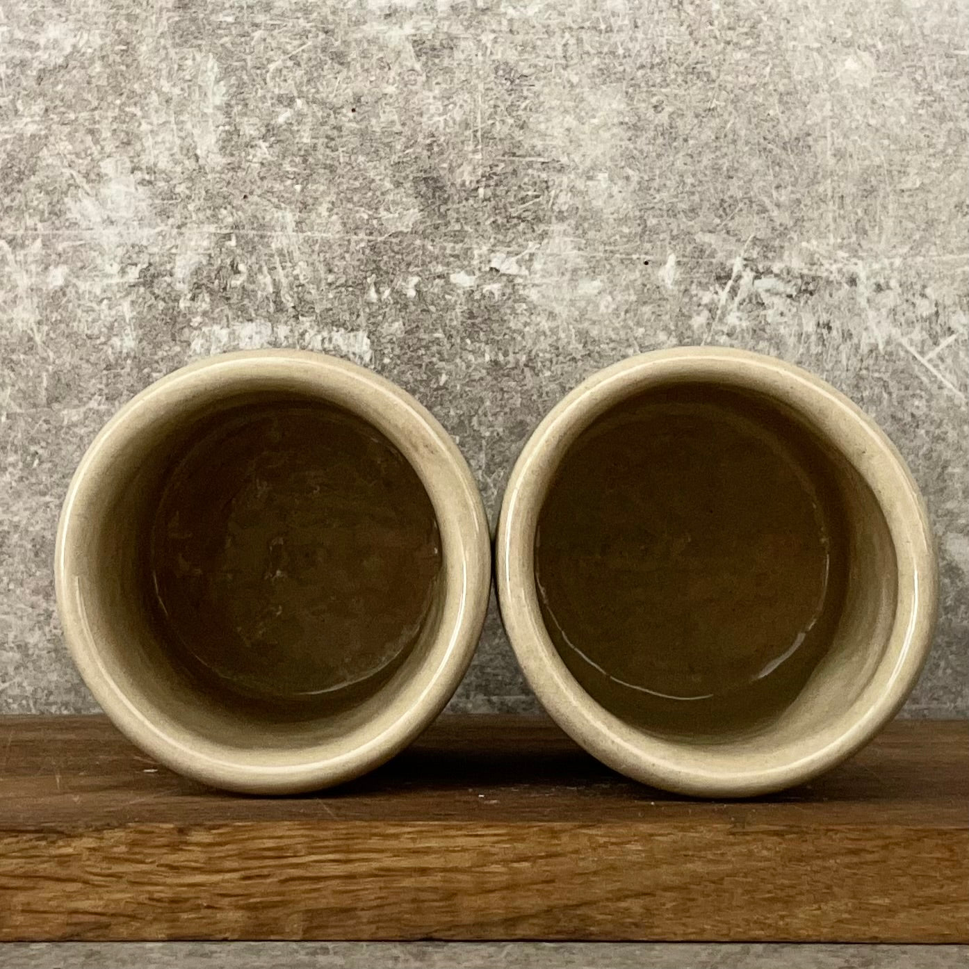 Set of two lovely espresso mugs