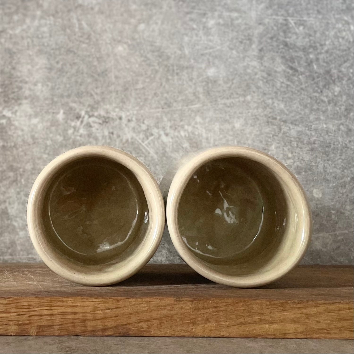 Set of two lovely espresso mugs