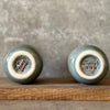 Set of small grayish mugs