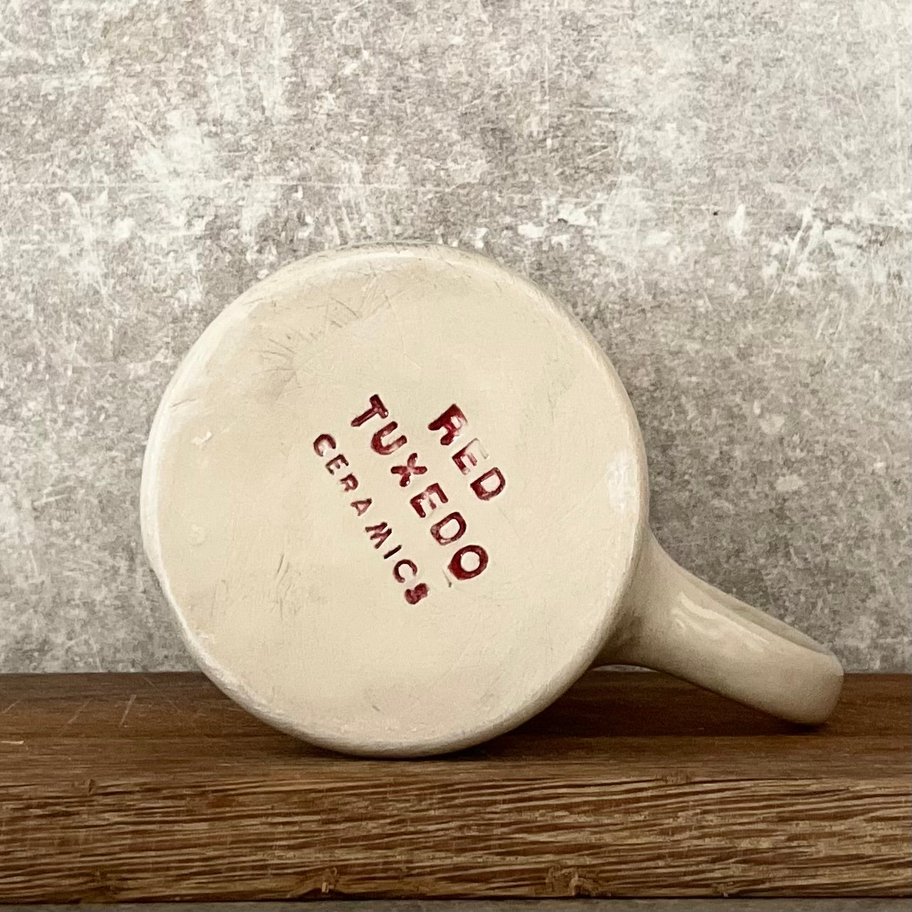 Handmade ceramic stoneware mug START NOW