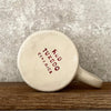 Handmade ceramic stoneware mug START NOW