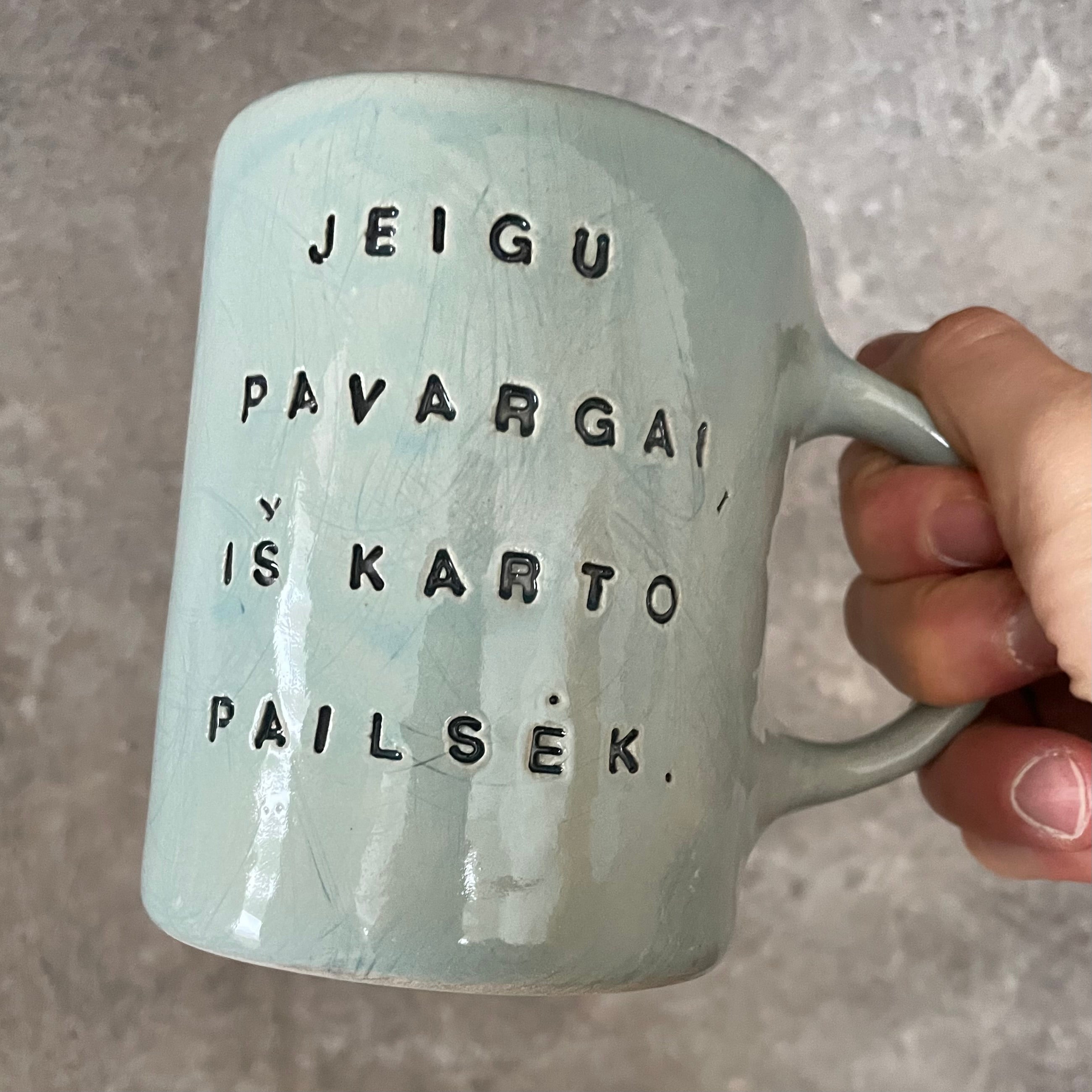 Ceramic mug about rest