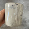 Ceramic mug about time and life