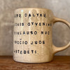 Rusvas puodelis apie gerus dalykus