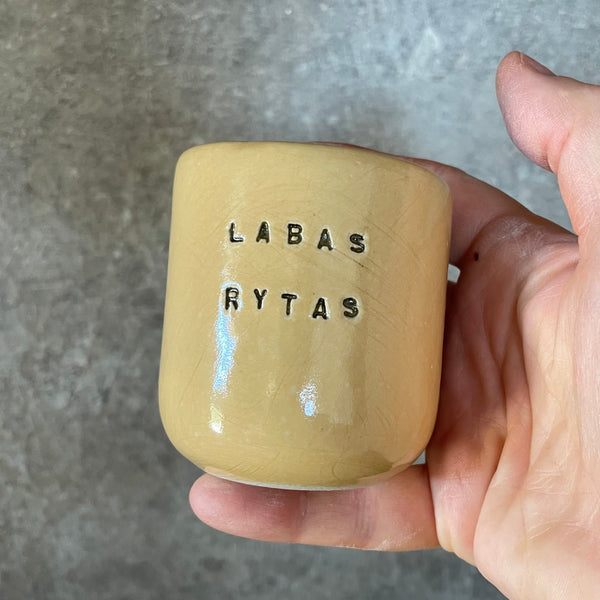 Porelė Mažyčių puodelių "LABAS RYTAS"