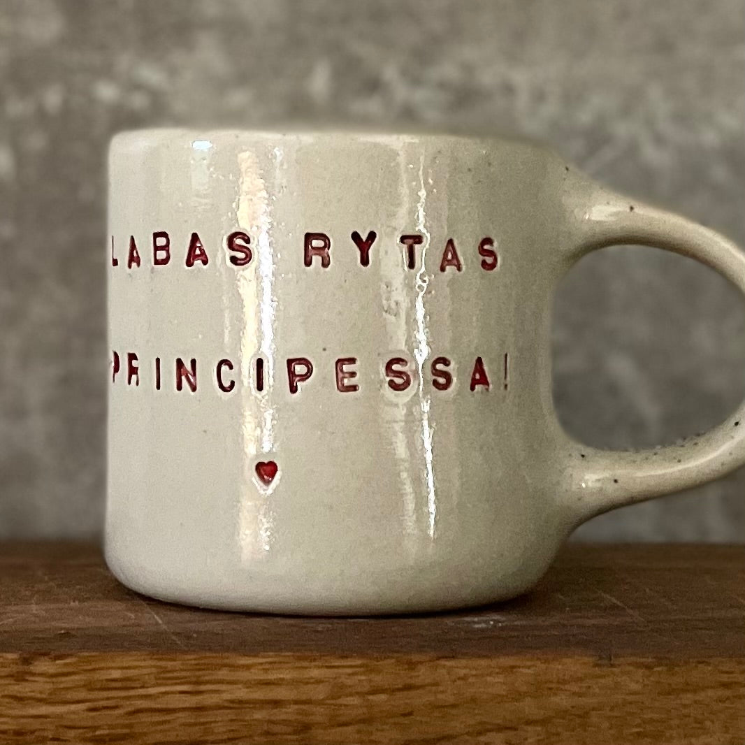 Sweet speckled mug for principessa