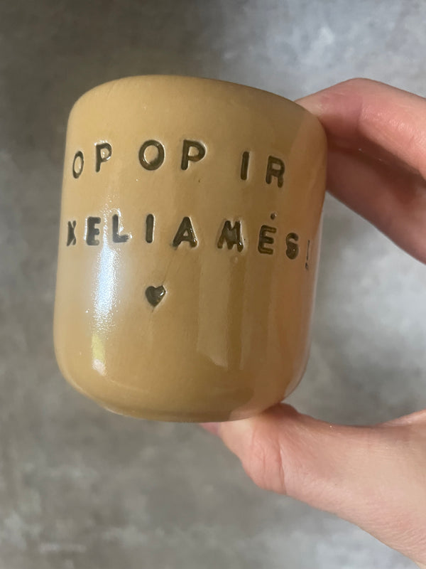 Small espresso tumbler mug OP OP
