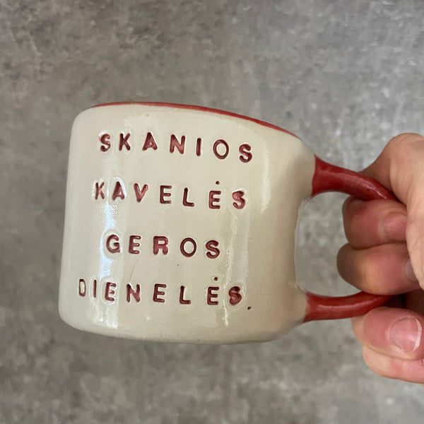 Colored mug SKANIOS KAVELĖS