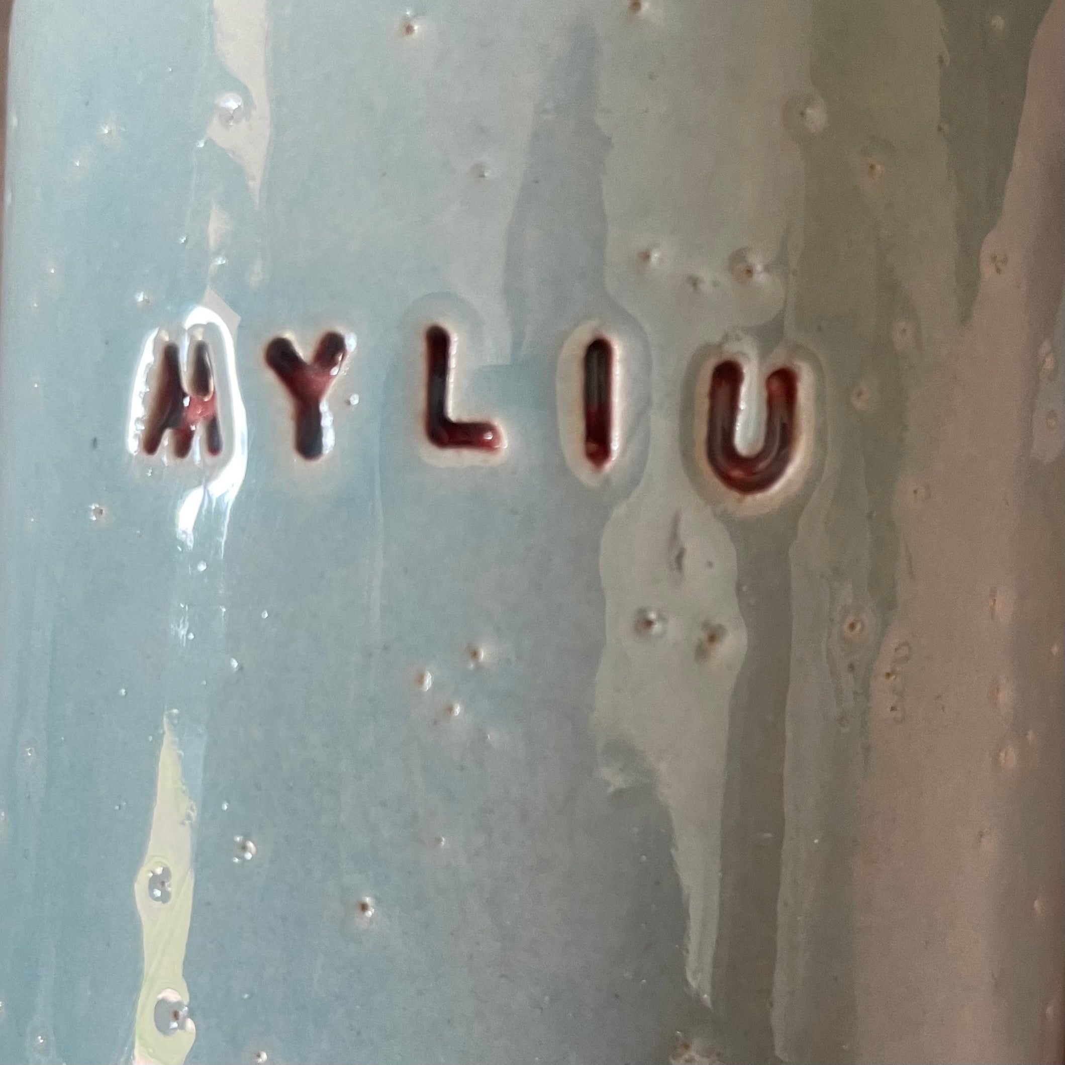 Melsvas mažas puodelis MYLIU