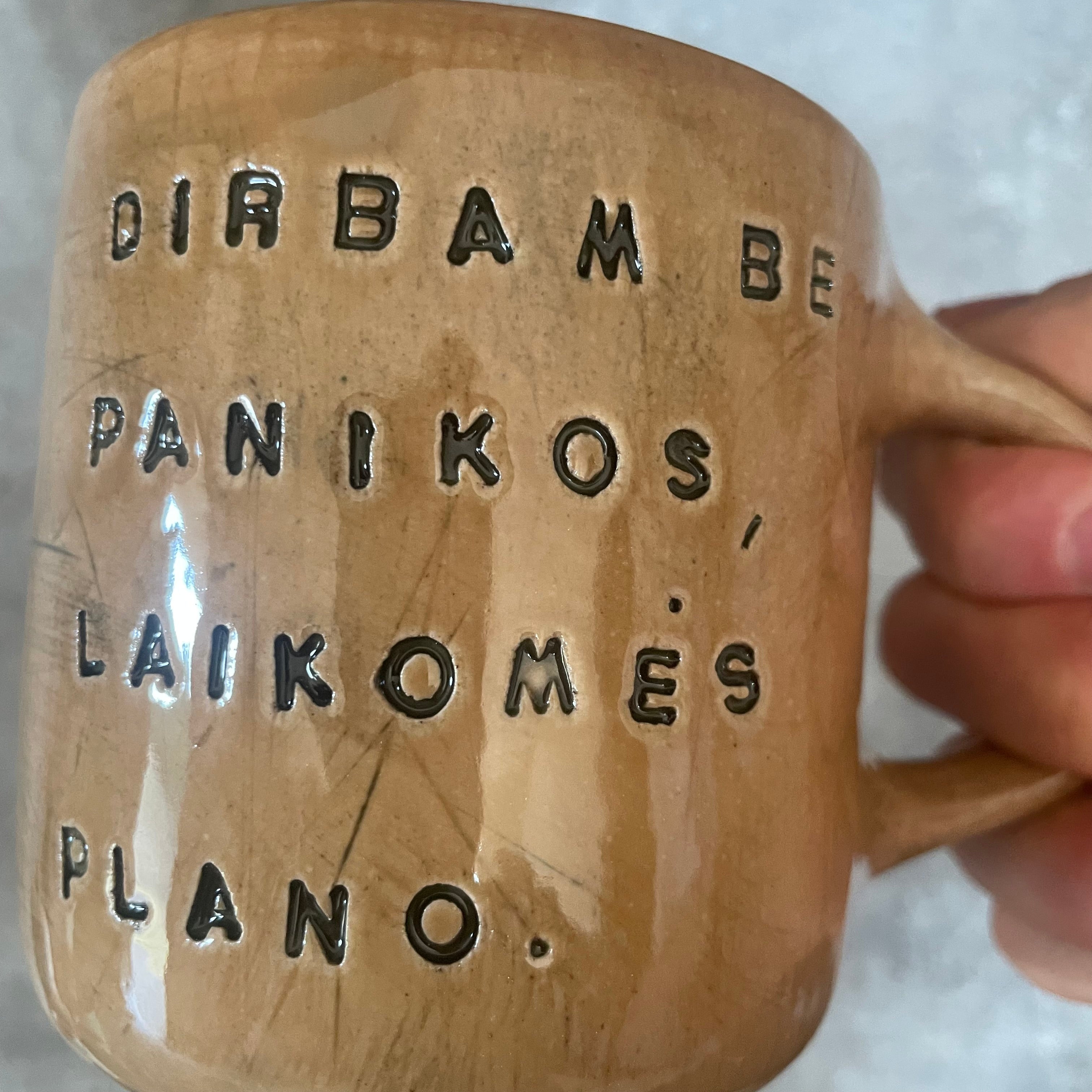Karamelinis puodelis apie darbą ir planavimą