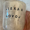 Speckled small mugs without handle "Liekam lovoj'