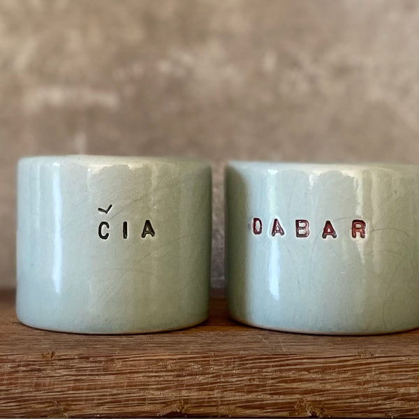 Small mugs DABAR and CIA