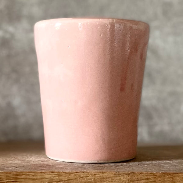 Pink coffee mug