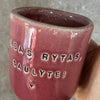 Raspberry mug LABAS RYTAS, SAULYTE