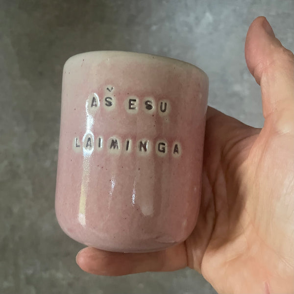 Small affirmation mug AŠ LAIMINGA