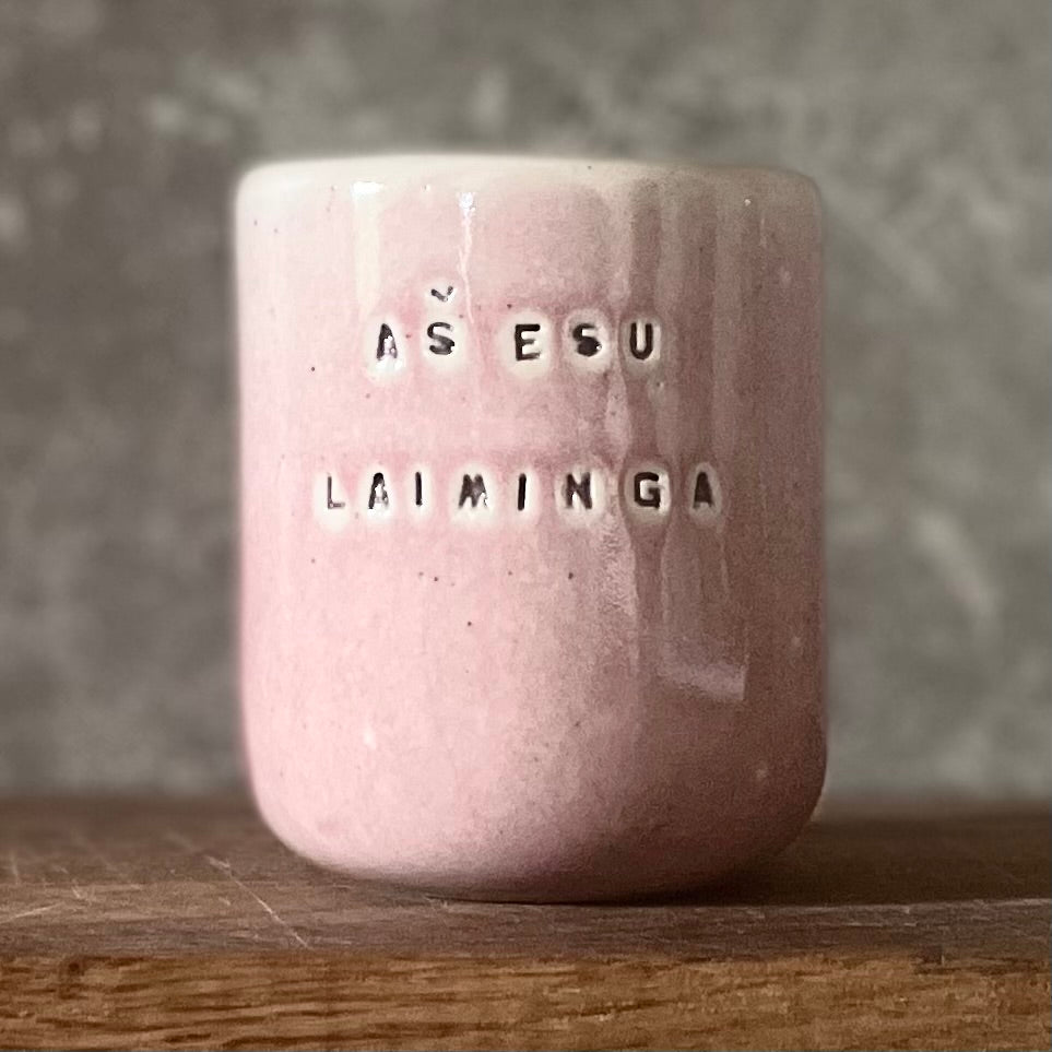 Small affirmation mug AŠ LAIMINGA