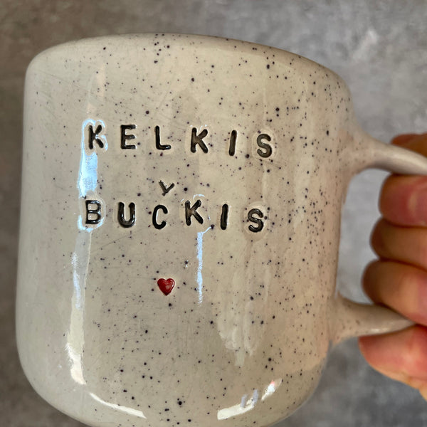 Didelis sunkus puodelis KELKIS, BUČKIS